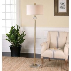 UTTERMOST Mesita Brass Floor Lamp