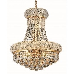 ELEGANT LIGHTING Primo 16" 8 Light Royal Crystal Chandelier