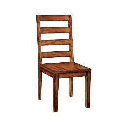 FURNITURE OF AMERICA Contemporary Casual/kitchen Chair - Set Of 2 - Oak