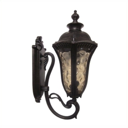 YOSEMITE HOME DECOR Straford 1 Light Exterior Lighting In Oil Weathered Bronze