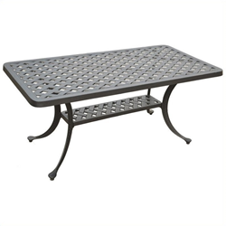 CROSLEY FURNITURE Sedona Rectangular Cocktail Table In Charcoal In Black