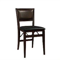 LINON Transitional Bar Stool Chair - Set Of 2 - Espresso