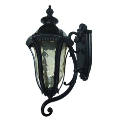 YOSEMITE HOME DECOR Straford 1 Light Exterior Lighting In Oil Weathered Bronze