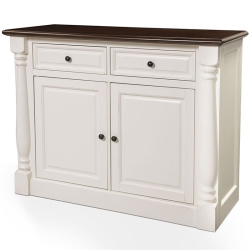 CROSLEY FURNITURE Shelby 2 Drawer Buffet In In White