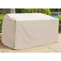 CROSLEY FURNITURE Outdoor Loveseat Furniture Cover In Cream