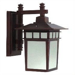 YOSEMITE HOME DECOR Dante 1 Light Exterior Lights Wall Mount In Oil Rubbed Bronze