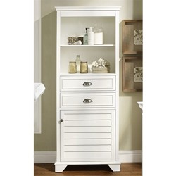 CROSLEY FURNITURE Crosely Lydia Linen Cabinet In In White