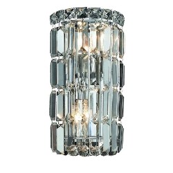 ELEGANT LIGHTING Maxime 12" 2 Light Royal Crystal Wall Sconce