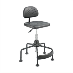 SAFCO Task Master Economy Industrial Drafting Chair In In Black