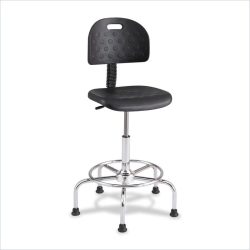 SAFCO Soft Tough Economy Industrial Drafting Chair In Black