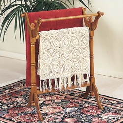 POWELL FURNITURE Nostalgic Oak Blanket Rack