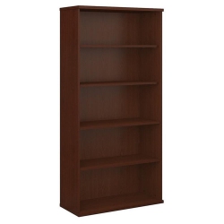 BBF Series C 36" 5-Shelf Bookcase In - Engineered Wood In Mahogany