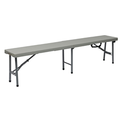 OFFICE STAR 6 Foot Fold In Half Bench