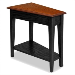 LEICK FURNITURE Favorite Finds Recliner Wedge Table In Slate Finish