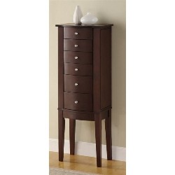 POWELL FURNITURE Merlot Jewelry Armoire