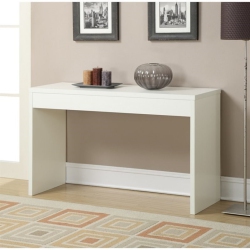 CONVENIENCE CONCEPTS Northfield Wall Console In Wood Finish In White