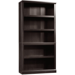 SAUDER Select 5 Shelf Bookcase In Estate In Black