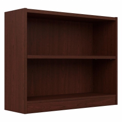 BUSH Furniture Universal 2 Shelf Bookcase In Vogue Cherry