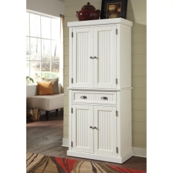 HOMESTYLES Nantucket Wood Pantry In Off In White