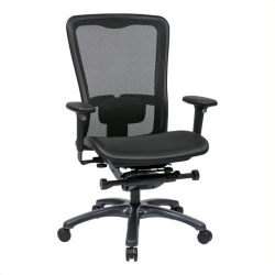 OFFICE STAR Progrid High Back Office Chair In Fabric In Black