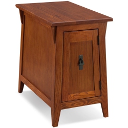 LEICK FURNITURE Favorite Finds Mission Cabinet Wood End Table In Brown/russet