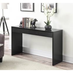CONVENIENCE CONCEPTS Northfield Hall Console In Wood Finish In Black