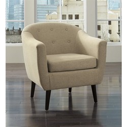 ASHLEY FURNITURE Klorey Fabric Accent Chair In Khaki