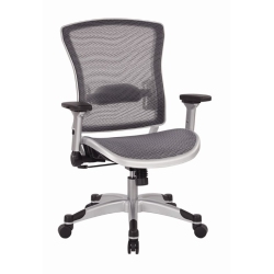 OFFICE STAR Executive Mesh Back Office Chair In Gray