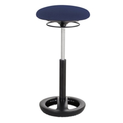 SAFCO Twixt Active 32" Backless Drafting Chair In In Blue