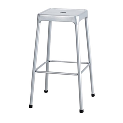 SAFCO Bar Stool Chair - Set Of 1 - In Silver