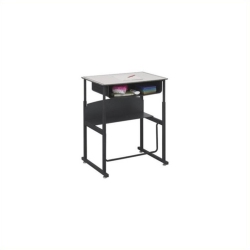 SAFCO Alphabetter 24" X 36" Student Desk In With Book Box In Beige