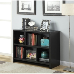CONVENIENCE CONCEPTS Northfield Bookend Console Table In Espresso Wood Finish
