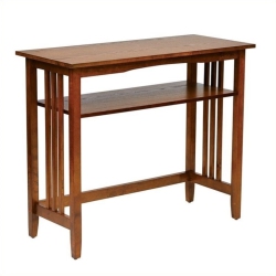 OFFICE STAR Sierra 36 Inch Foyer Table In Ash By Osp Home Furnishings In Brown