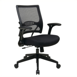 OFFICE STAR Professional Airgrid Mesh Seat Managers Office Chair In In Black