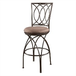 POWELL FURNITURE Bar Stool Chair - Set Of 1 - Bronze