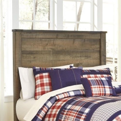 ASHLEY FURNITURE Trinell Wood Full Panel Headboard In In Brown