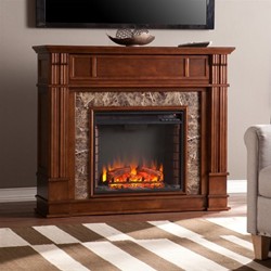 SOUTHERN ENTERPRISES Highgate Electric Media Fireplace In Maple