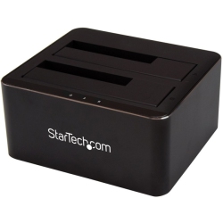 STARTECH.COM Dual-Bay SATA HDD Docking Station for 2 X 2.5/3.5" SATA SSDs/hdds - USB 3.0 (Sdock2U33V)