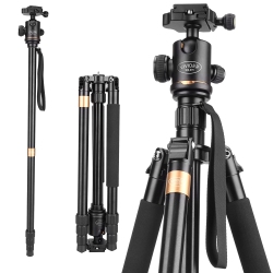 VIVIDER (Tm) 62" Max Load 8Kg 17.6Lbs Professional Aluminum Tripod Monopod With Ball Head Quick Release Board for Dslr