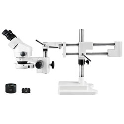 Walter Products 3.5x - 90x Binocular Stereo Microscope with 144-LED Ring Light (WP-5EZ-IFR07)