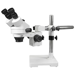 Microscope Trinoculaire Stéréo 3,5X À 90X Avec Caméra Intégrée De Walter Products (Wp-3Fz-Ifr07-5N)