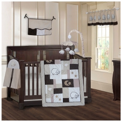 BABYFAD Sheep 9 Piece Baby Crib Bedding