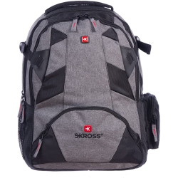 SKROSS New Computer Backpack/laptop Organizer S-Kross By Swiss Travel Products In Black