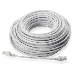 GLOBALTONE Cat6 (500 Mhz) Utp Network Ethernet Cable 100Ft In White