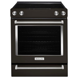 KitchenAid 30" True Convection Slide-In Smooth Top Electric Range - Open Box - Perfect Condition
