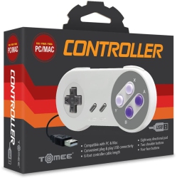 TOMEE Controller Snes USB Only for PC And Mac