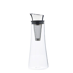 HUTCH KITCHEN Fridge Carafe With Stainless Steel Coffee Filter (Noir/blanc)