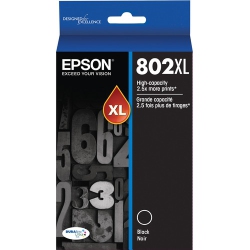 EPSON Durabrite Ultra Ink 802Xl Original Ink Cartridge - In Black