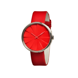 FEDON Giorgio 1919 Fdah002 Turbine Dial Leather Men's Watch In Red