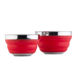 HUTCH KITCHEN Collapsible Silicone Mixing Bowl (Rouge)